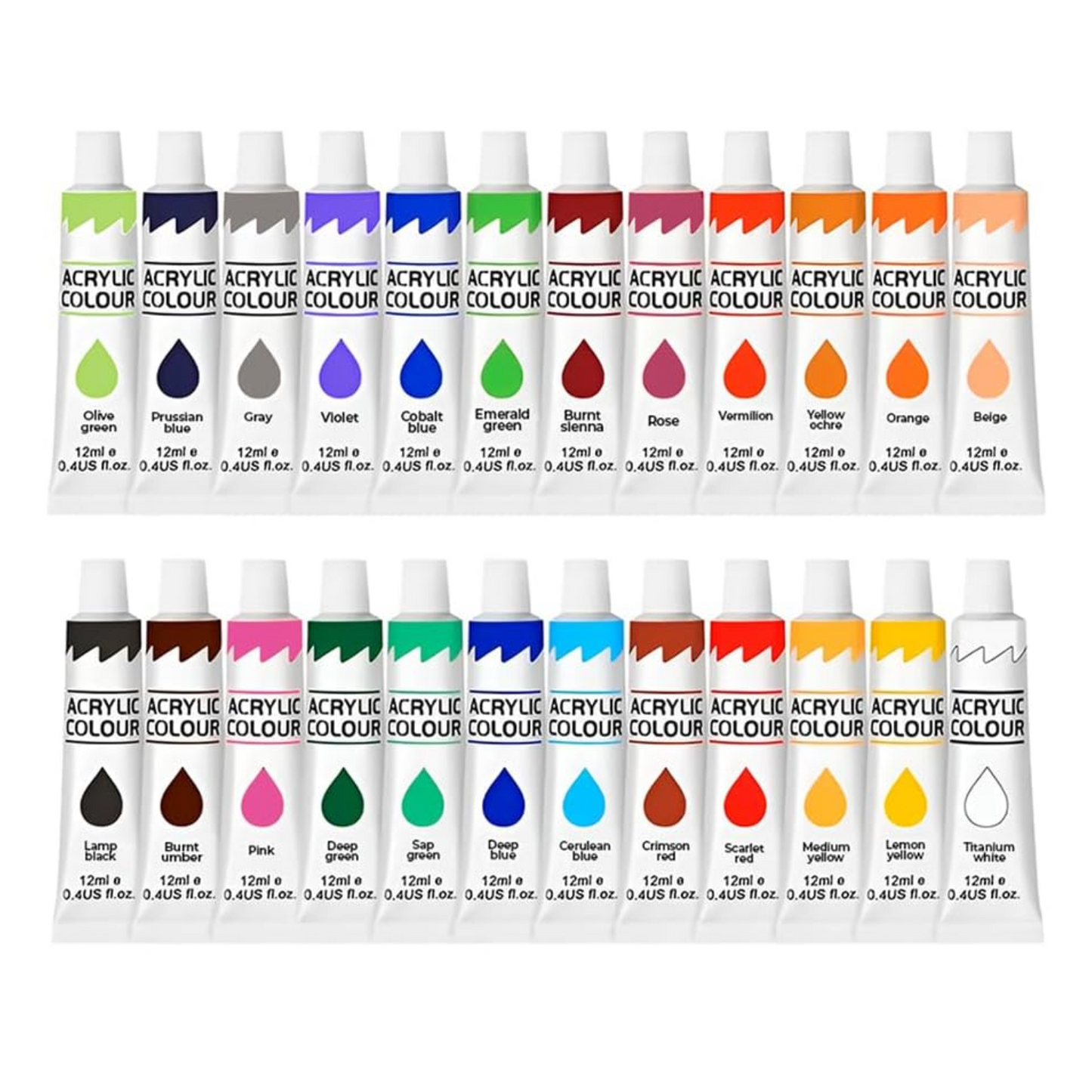 Set de Pinturas Extra 24 colores - Expande tu creatividad con más colores